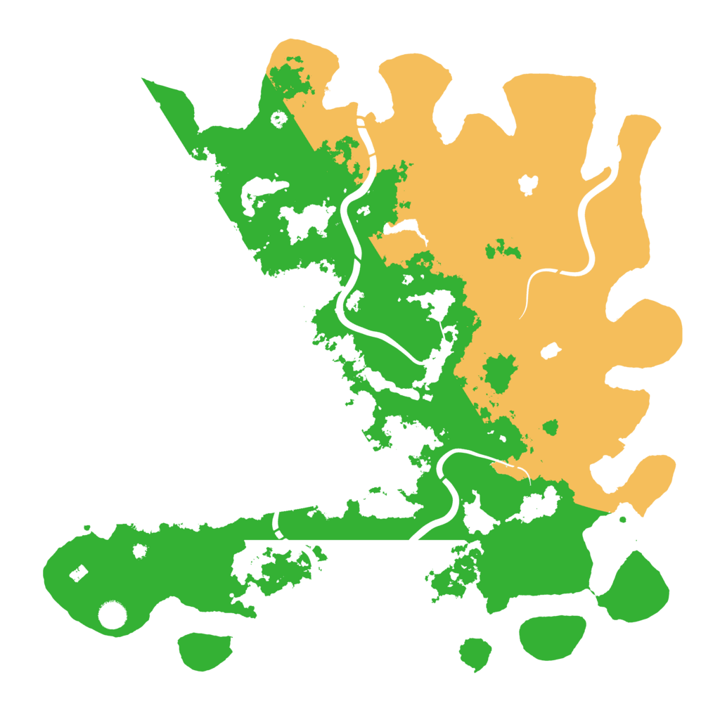 Biome Rust Map: Procedural Map, Size: 4500, Seed: 474555481