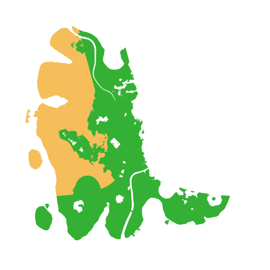 Biome Rust Map: Procedural Map, Size: 3000, Seed: 485982151