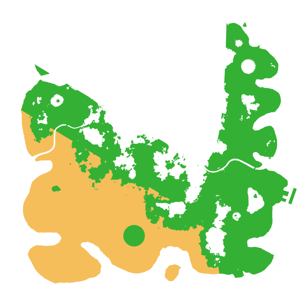 Biome Rust Map: Procedural Map, Size: 3800, Seed: 42531907