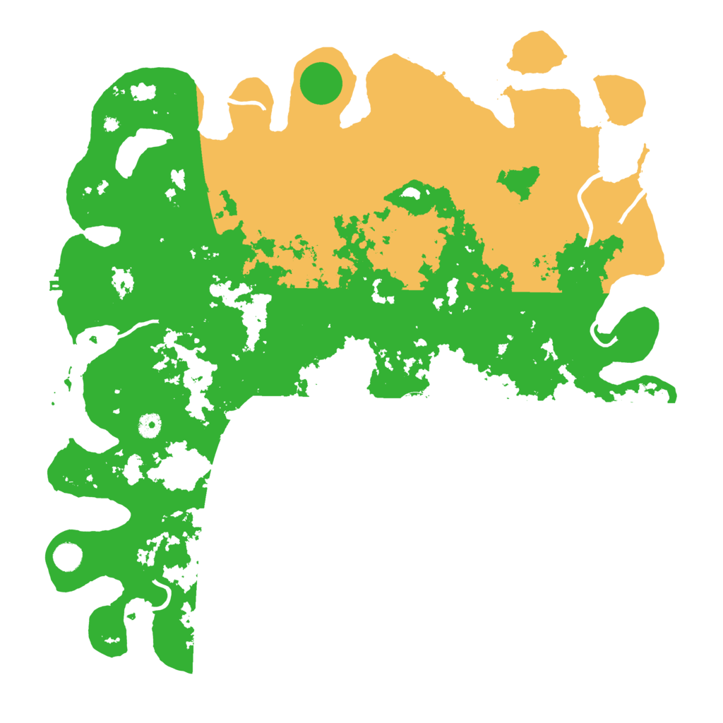 Biome Rust Map: Procedural Map, Size: 4500, Seed: 10704
