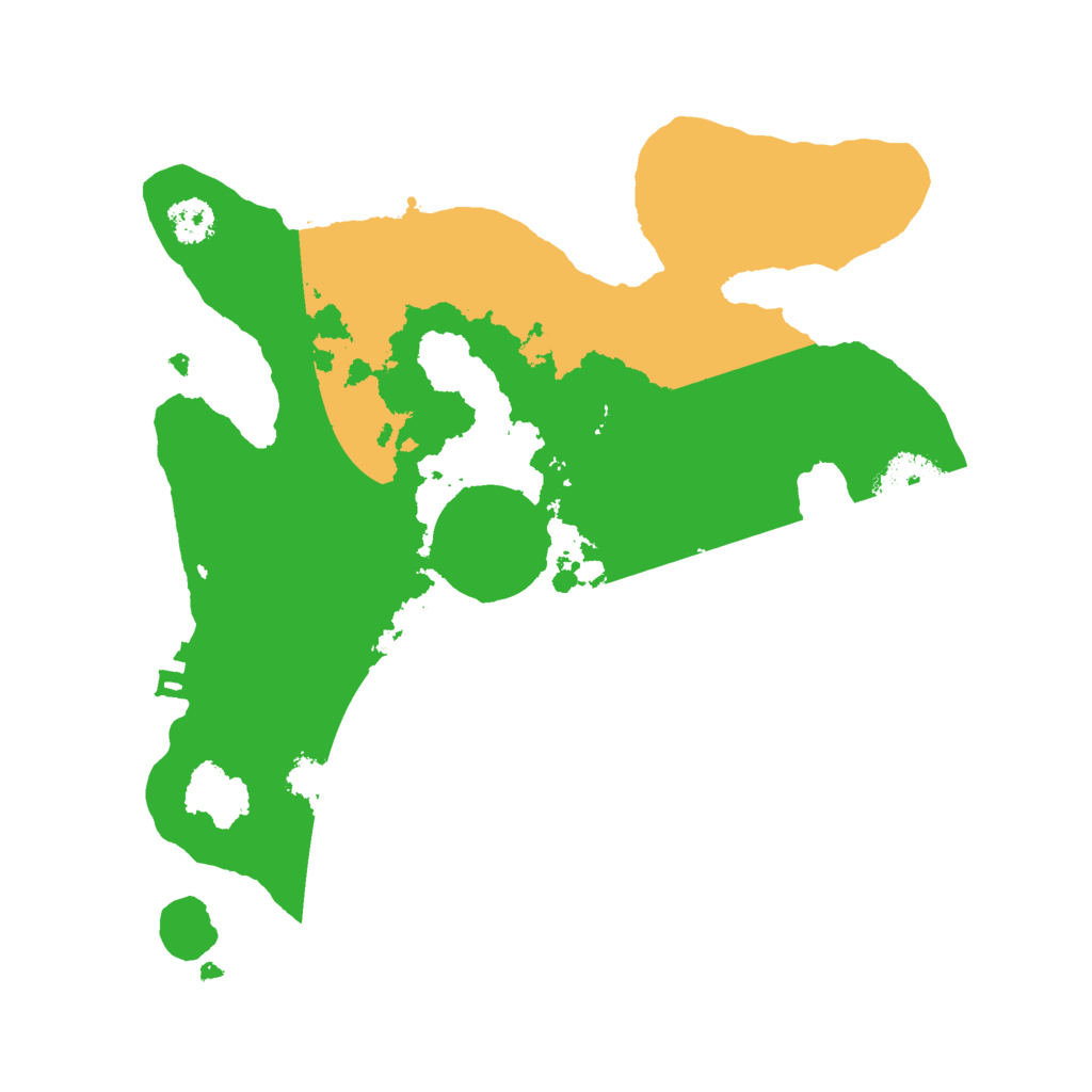 Biome Rust Map: Procedural Map, Size: 2500, Seed: 1178661106