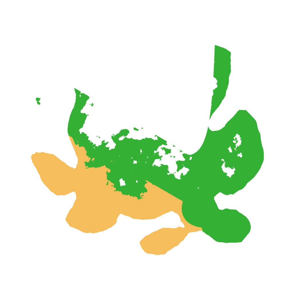 Biome Rust Map: Barren, Size: 2500, Seed: 1614949894