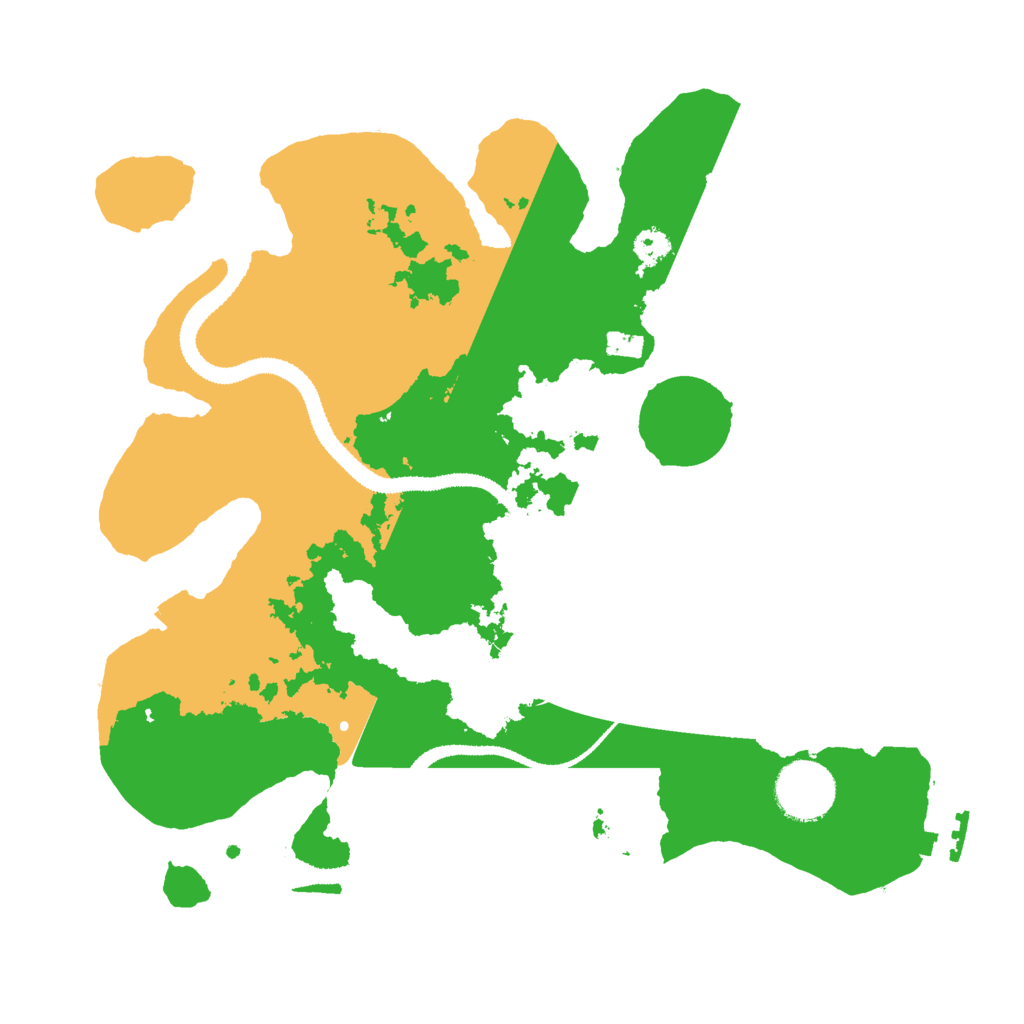 Biome Rust Map: Procedural Map, Size: 3000, Seed: 342935880