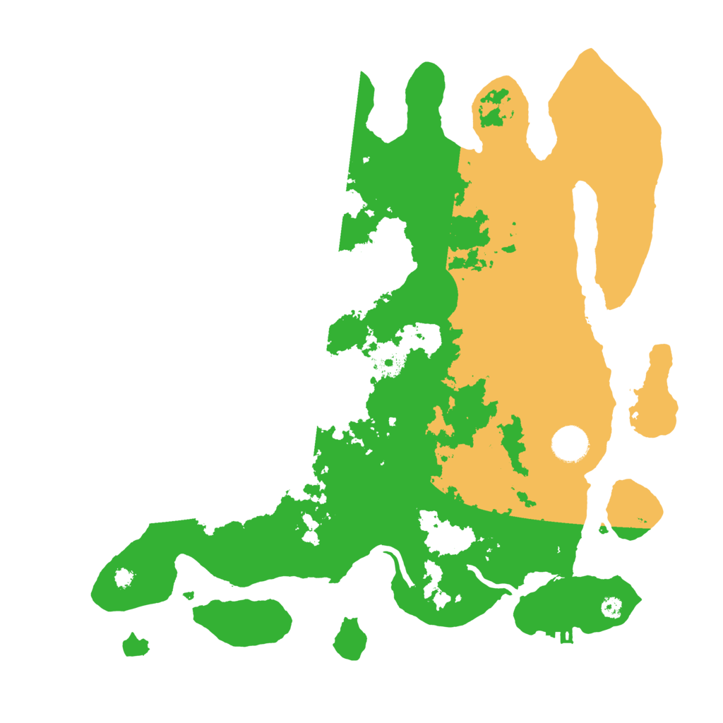 Biome Rust Map: Procedural Map, Size: 3500, Seed: 1766273008