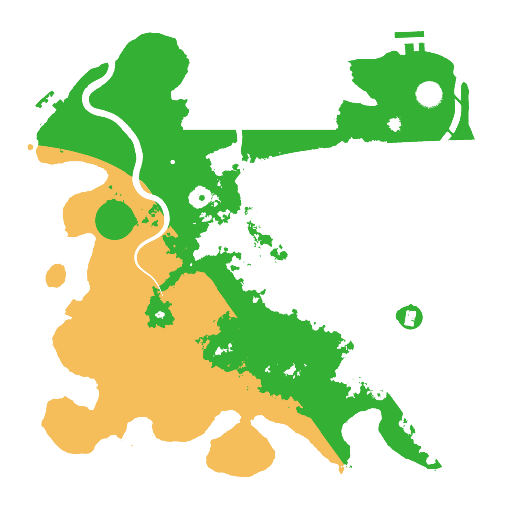 Biome Rust Map: Procedural Map, Size: 3500, Seed: 721667
