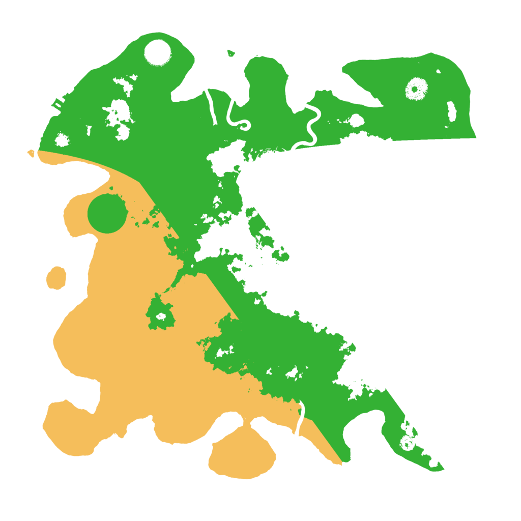 Biome Rust Map: Procedural Map, Size: 3500, Seed: 721667