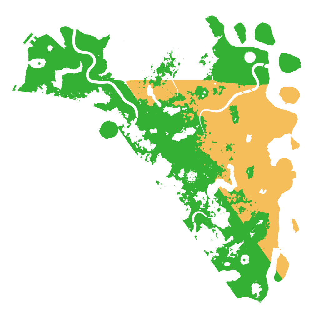 Biome Rust Map: Procedural Map, Size: 5000, Seed: 485123489