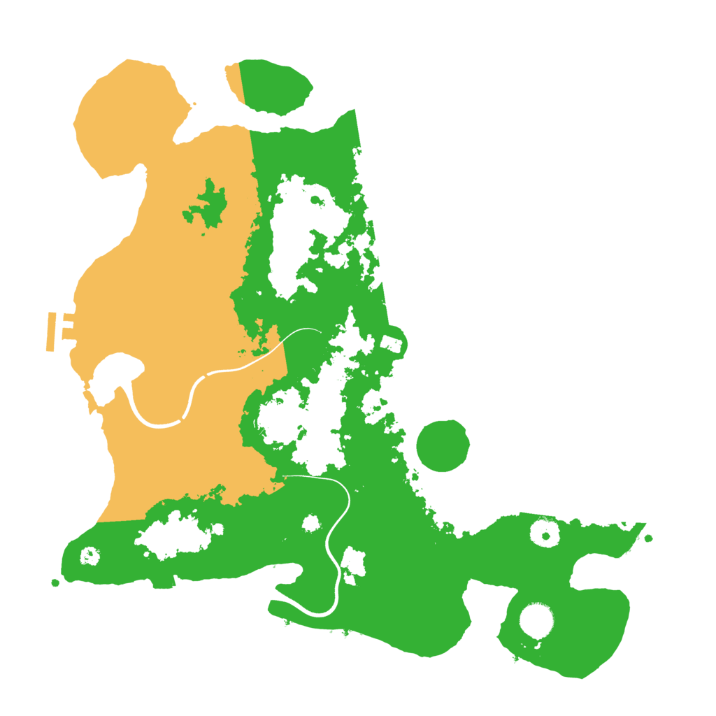 Biome Rust Map: Procedural Map, Size: 3700, Seed: 1939177990