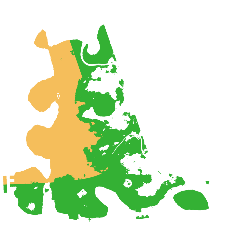 Biome Rust Map: Procedural Map, Size: 3000, Seed: 145273425