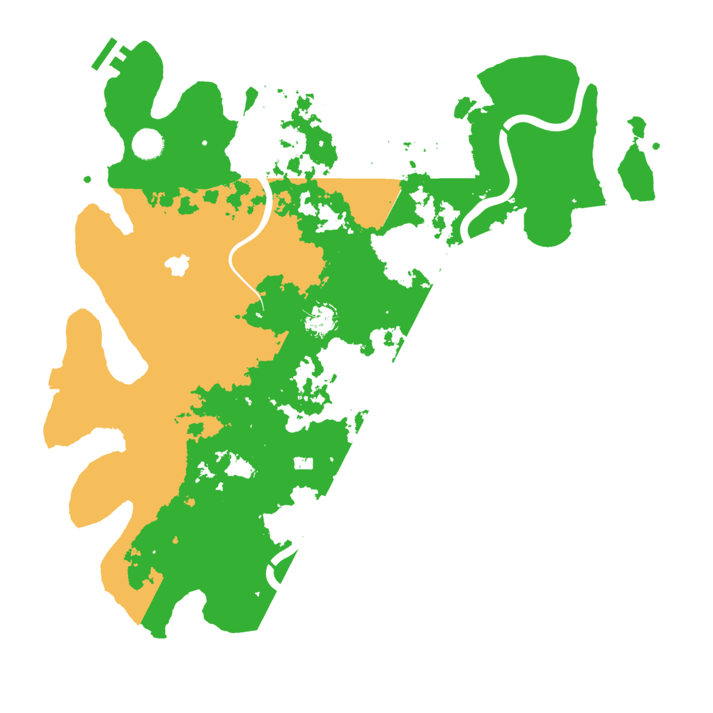 Biome Rust Map: Procedural Map, Size: 4000, Seed: 1111118