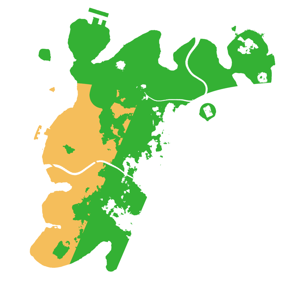 Biome Rust Map: Procedural Map, Size: 3000, Seed: 99395703