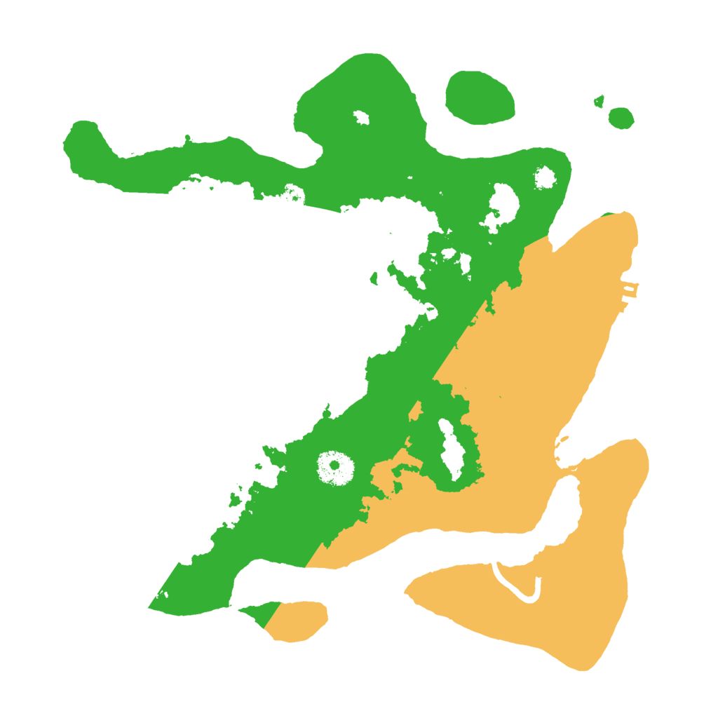 Biome Rust Map: Procedural Map, Size: 3000, Seed: 493197