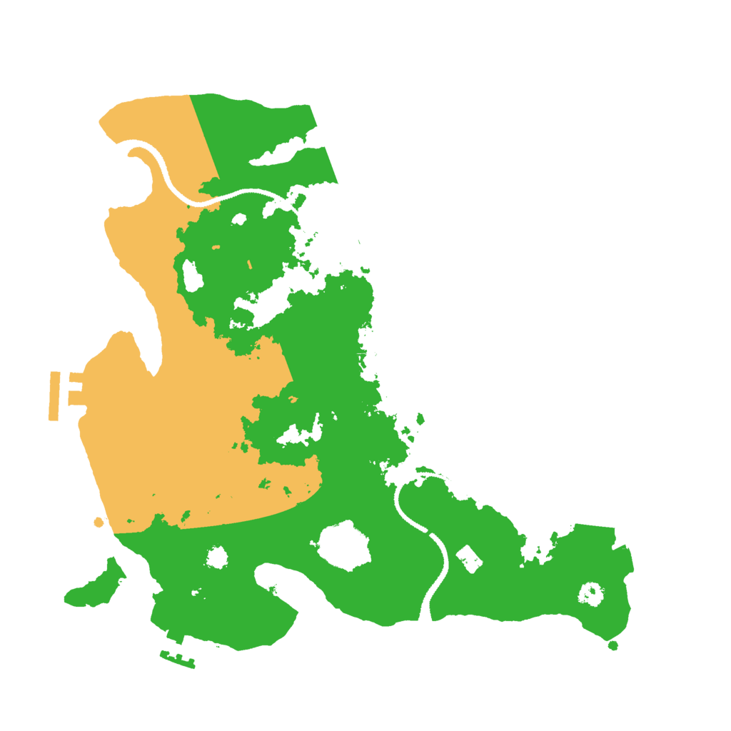 Biome Rust Map: Procedural Map, Size: 3000, Seed: 4906