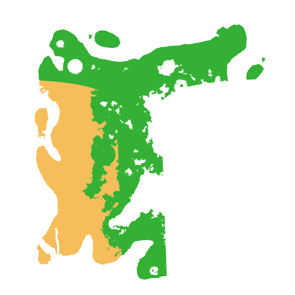 Biome Rust Map: Procedural Map, Size: 3500, Seed: 808567
