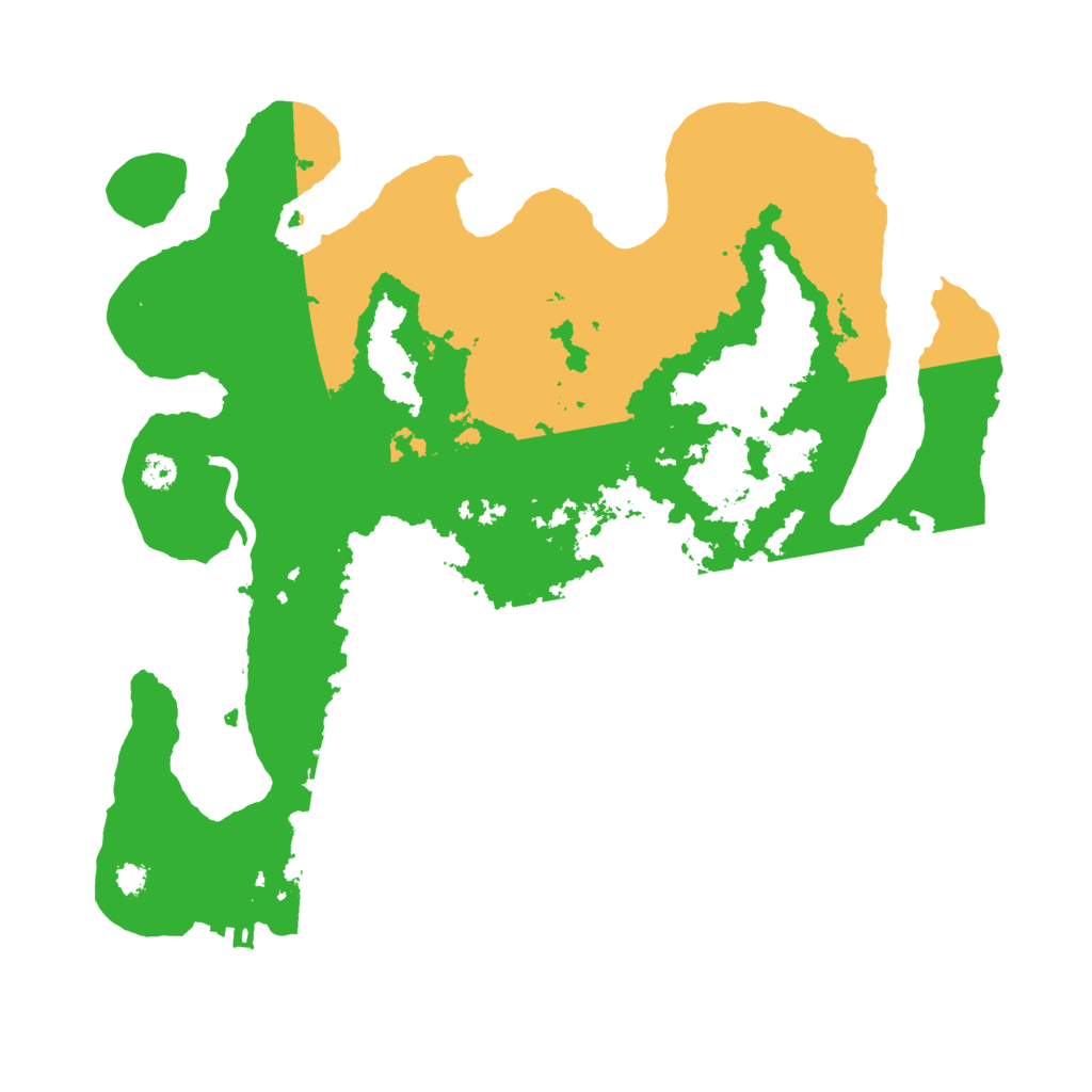 Biome Rust Map: Procedural Map, Size: 3200, Seed: 5878