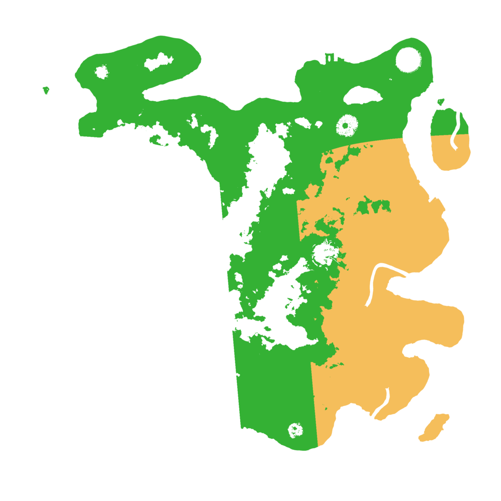 Biome Rust Map: Procedural Map, Size: 3500, Seed: 59758710