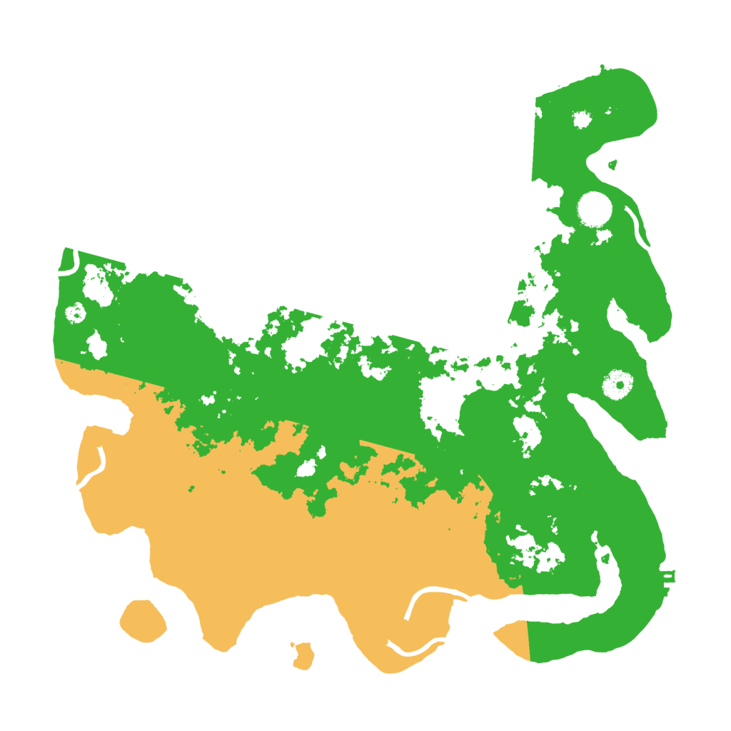 Biome Rust Map: Procedural Map, Size: 3700, Seed: 629699