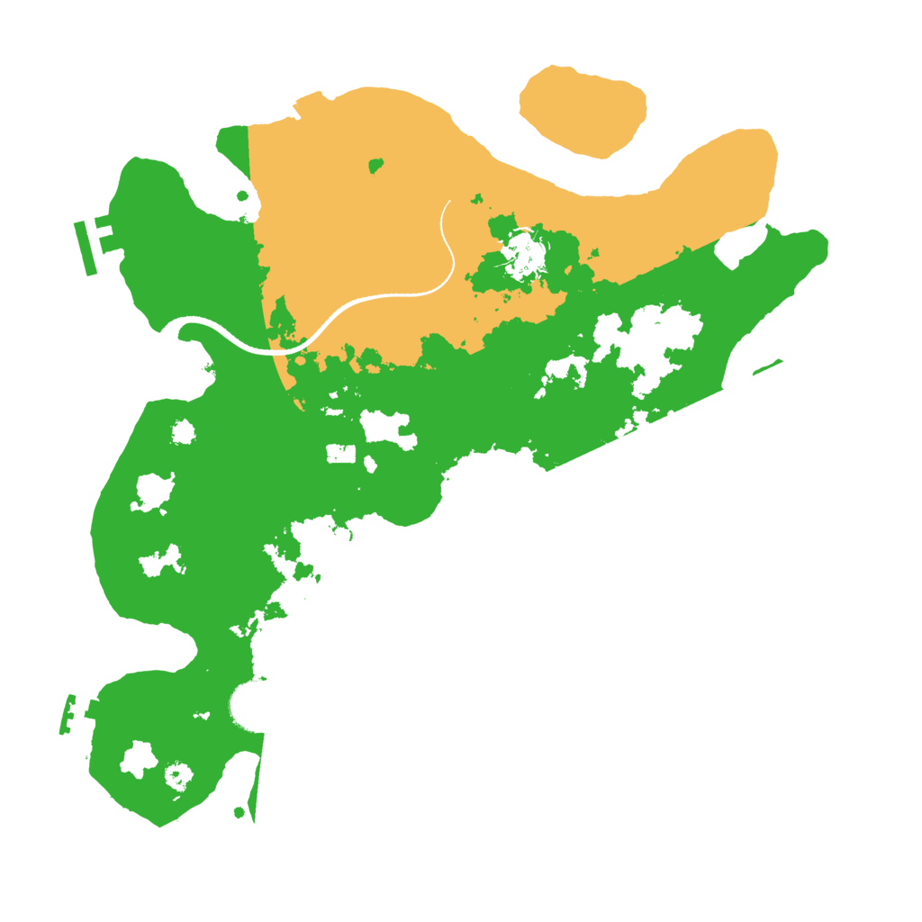 Biome Rust Map: Procedural Map, Size: 3400, Seed: 39583785