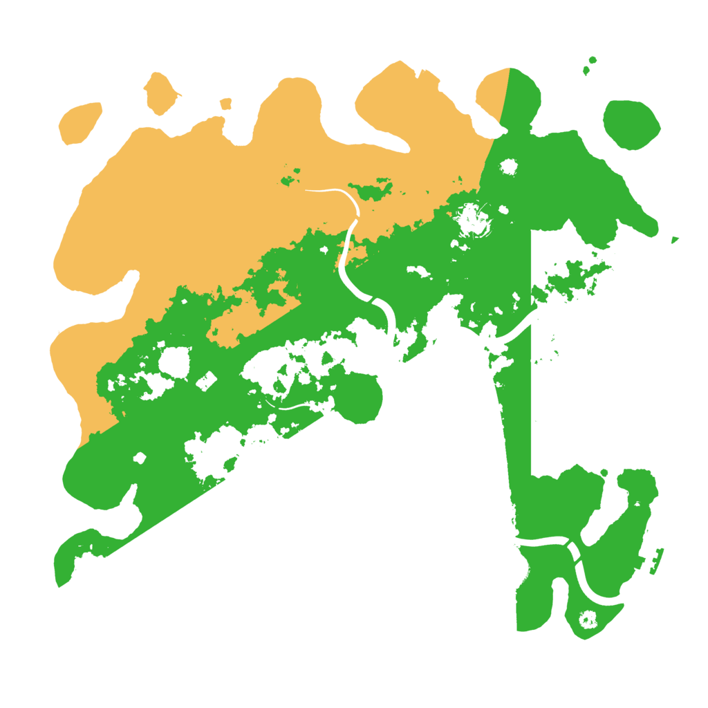 Biome Rust Map: Procedural Map, Size: 3850, Seed: 31461123