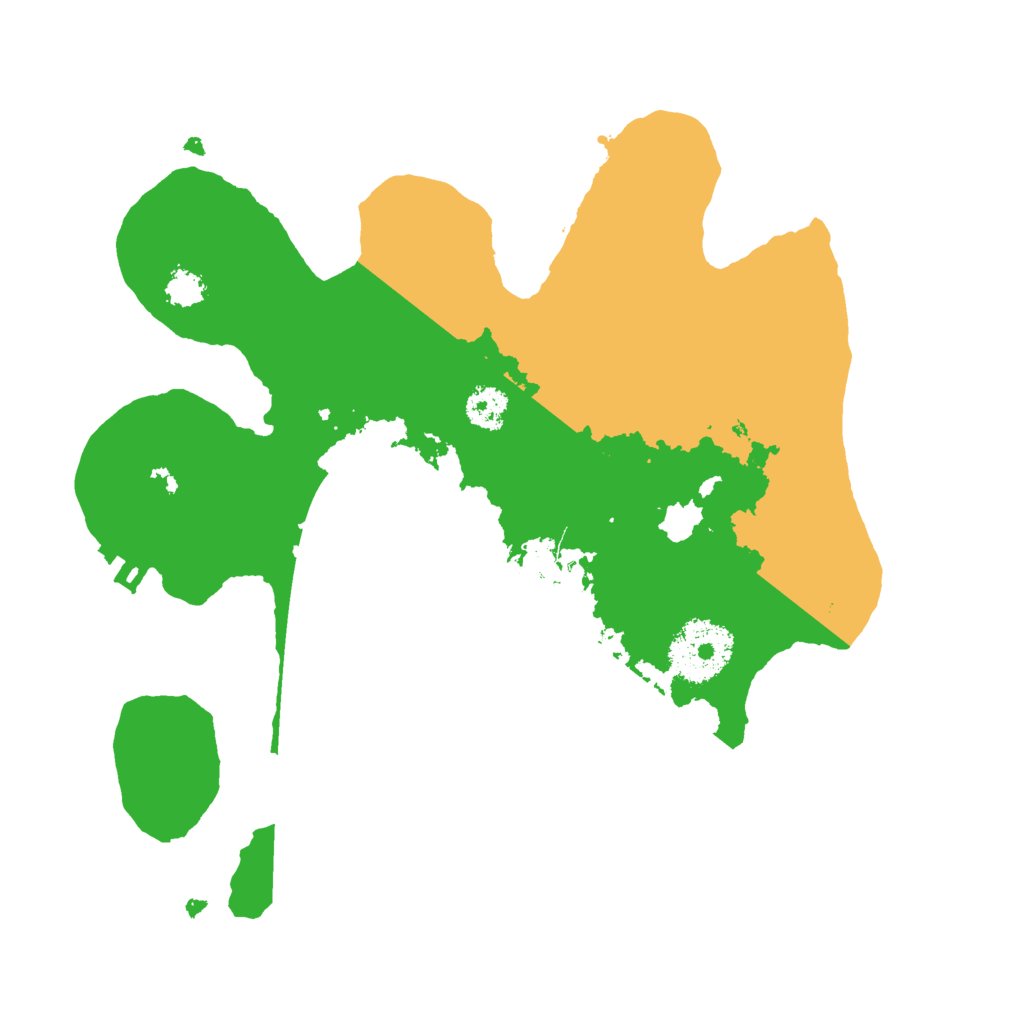 Biome Rust Map: Procedural Map, Size: 2500, Seed: 407413814