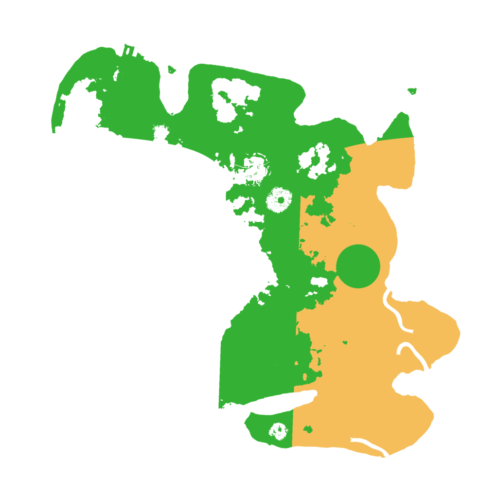 Biome Rust Map: Procedural Map, Size: 3000, Seed: 450740863