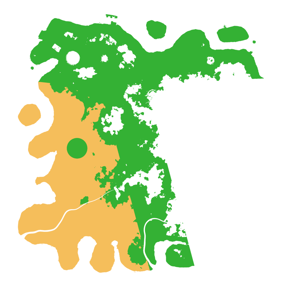 Biome Rust Map: Procedural Map, Size: 3800, Seed: 654