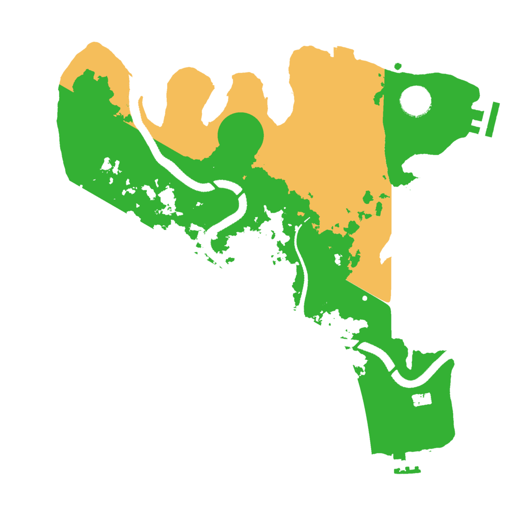 Biome Rust Map: Procedural Map, Size: 3000, Seed: 1405564360