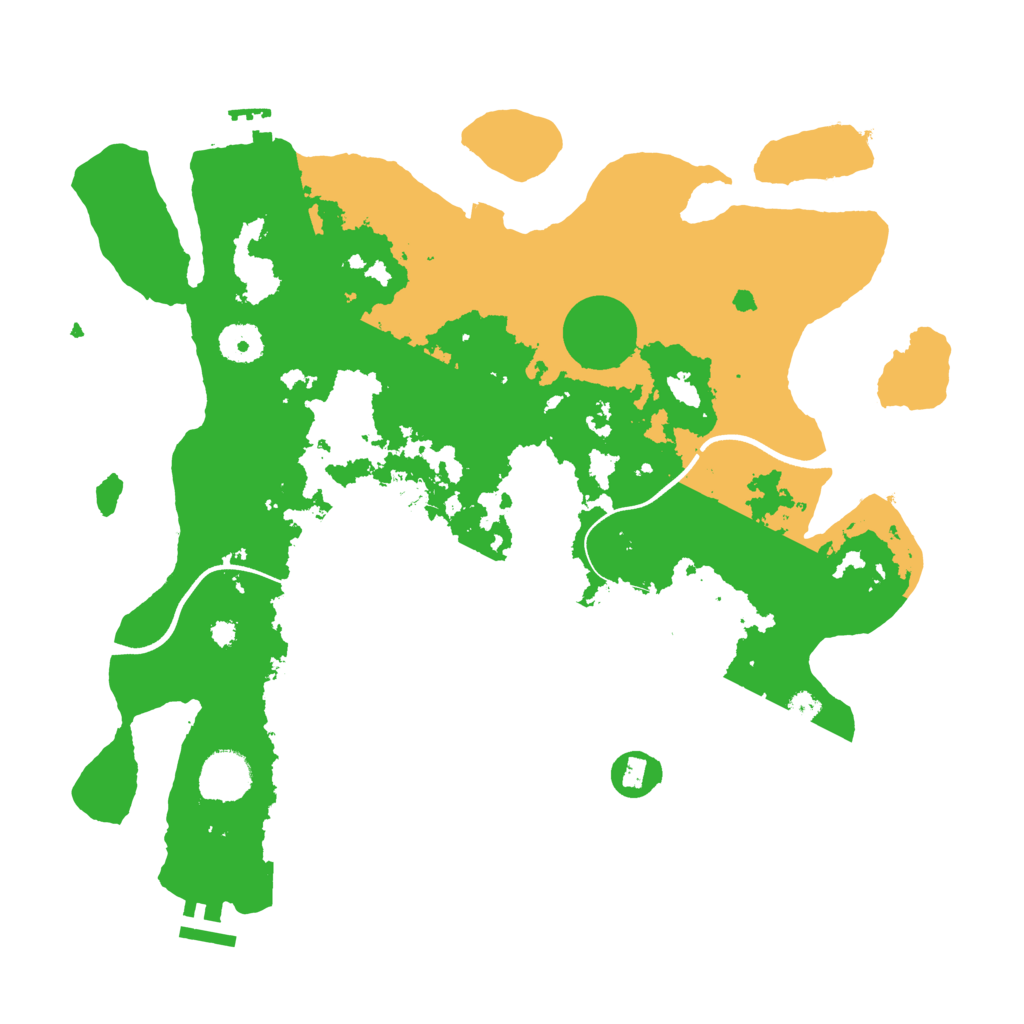 Biome Rust Map: Procedural Map, Size: 3650, Seed: 71430040