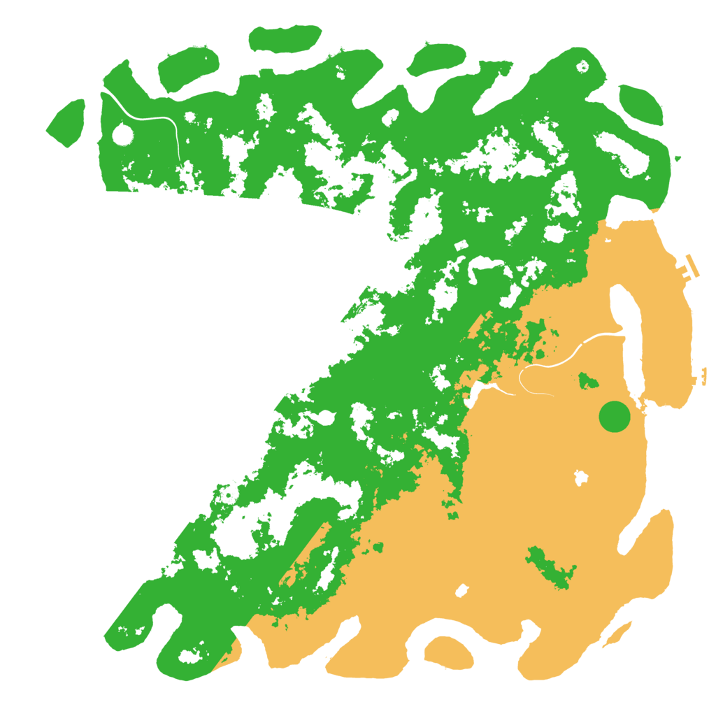 Biome Rust Map: Procedural Map, Size: 6000, Seed: 953027777