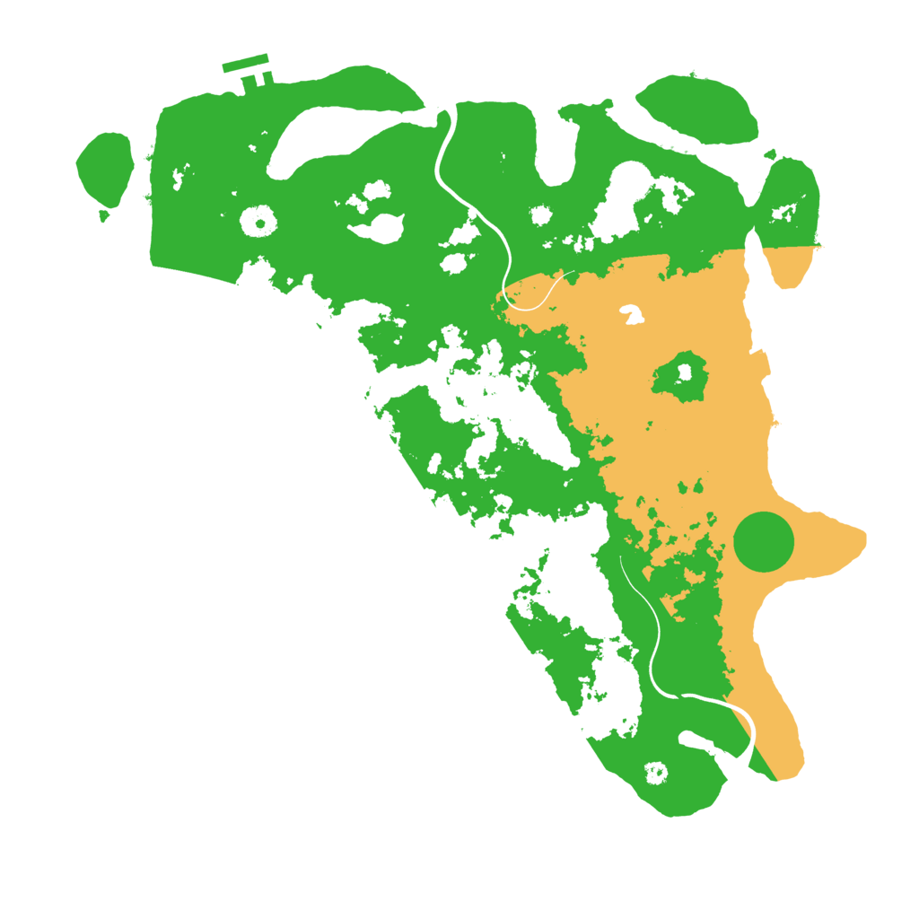 Biome Rust Map: Procedural Map, Size: 4000, Seed: 76767676