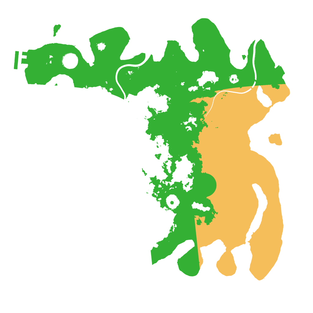 Biome Rust Map: Procedural Map, Size: 3500, Seed: 783091481