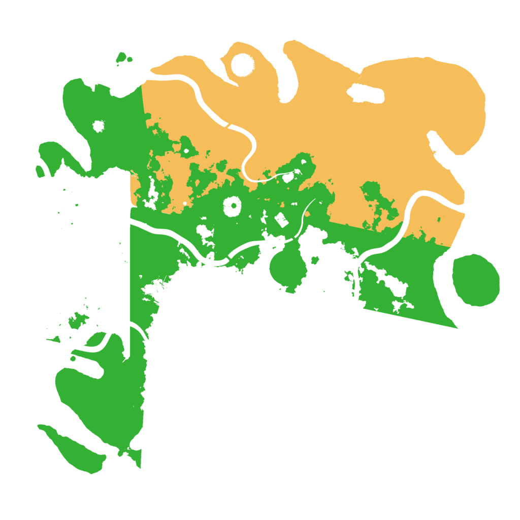 Biome Rust Map: Procedural Map, Size: 3950, Seed: 868894015