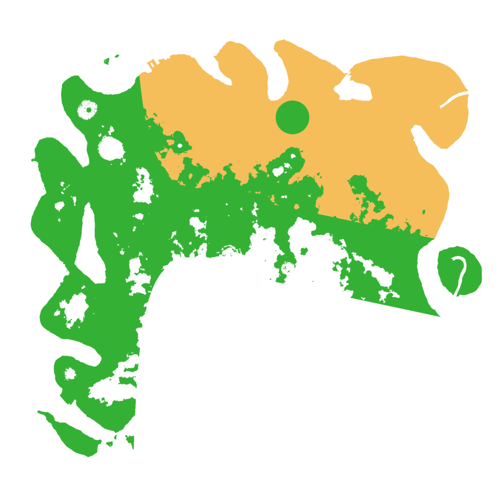 Biome Rust Map: Procedural Map, Size: 3950, Seed: 868894015