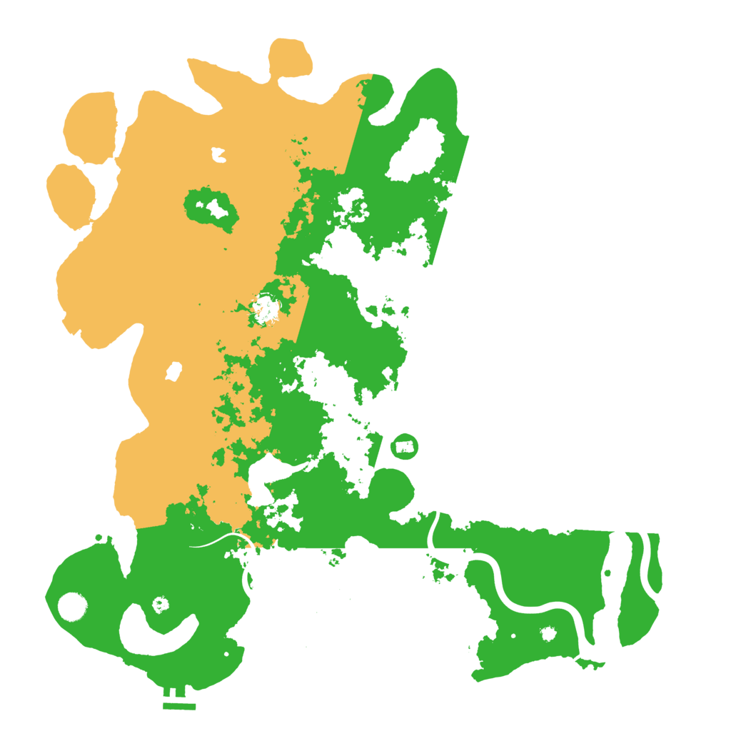 Biome Rust Map: Procedural Map, Size: 4500, Seed: 896521584