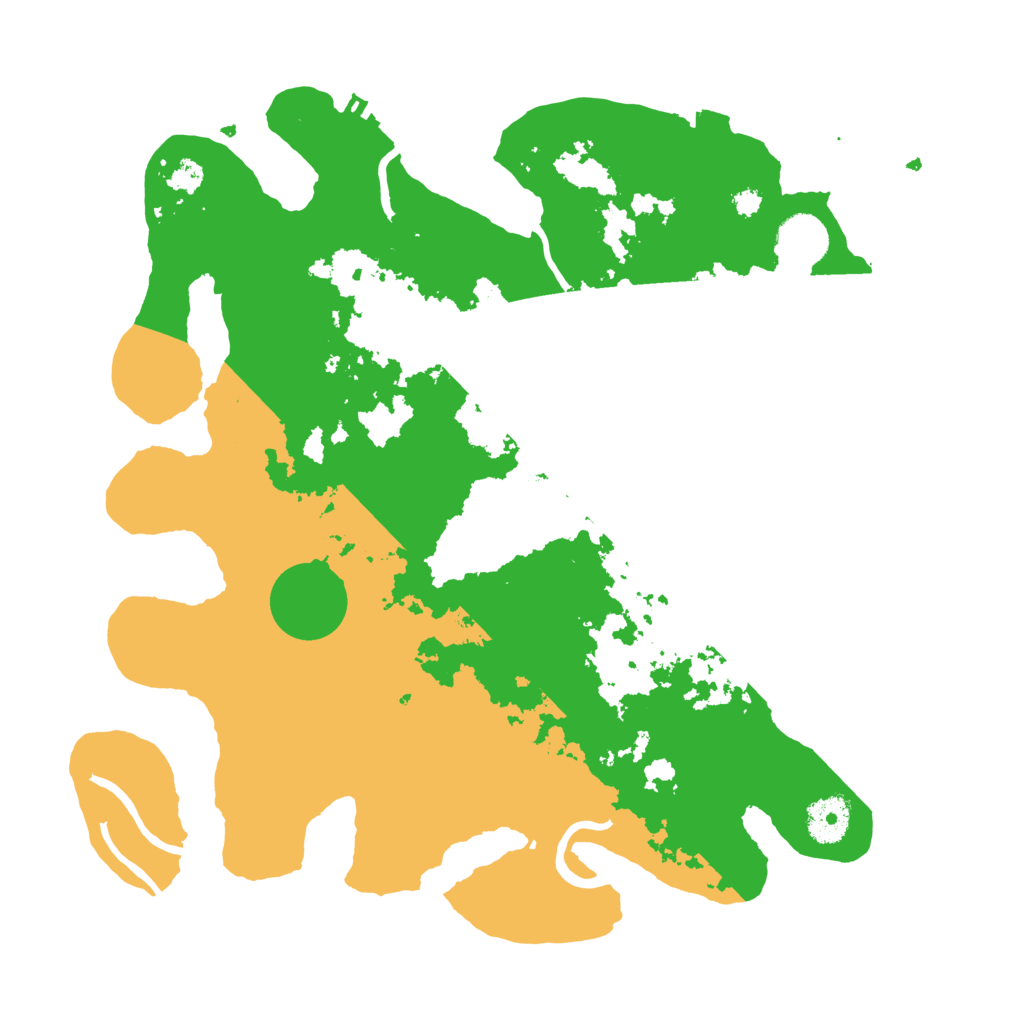 Biome Rust Map: Procedural Map, Size: 3500, Seed: 20742