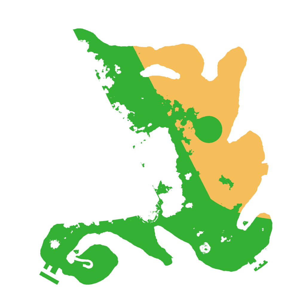 Biome Rust Map: Procedural Map, Size: 3000, Seed: 552695598