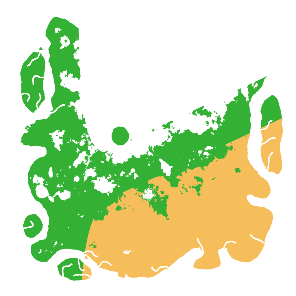 Biome Rust Map: Procedural Map, Size: 4500, Seed: 165442910