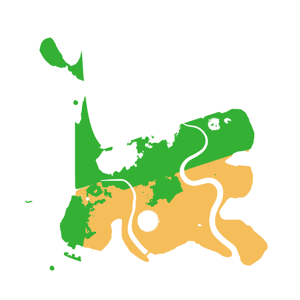 Biome Rust Map: Procedural Map, Size: 2500, Seed: 1865300703