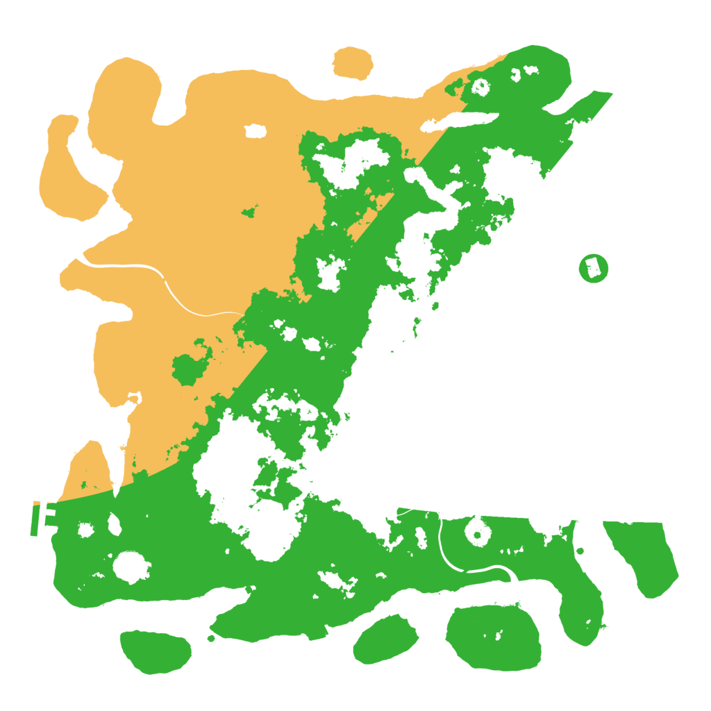 Biome Rust Map: Procedural Map, Size: 4100, Seed: 46040990