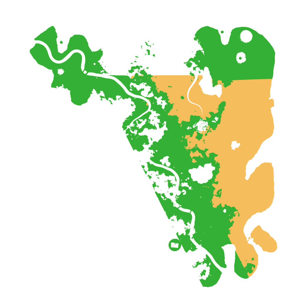 Biome Rust Map: Procedural Map, Size: 4300, Seed: 66348458