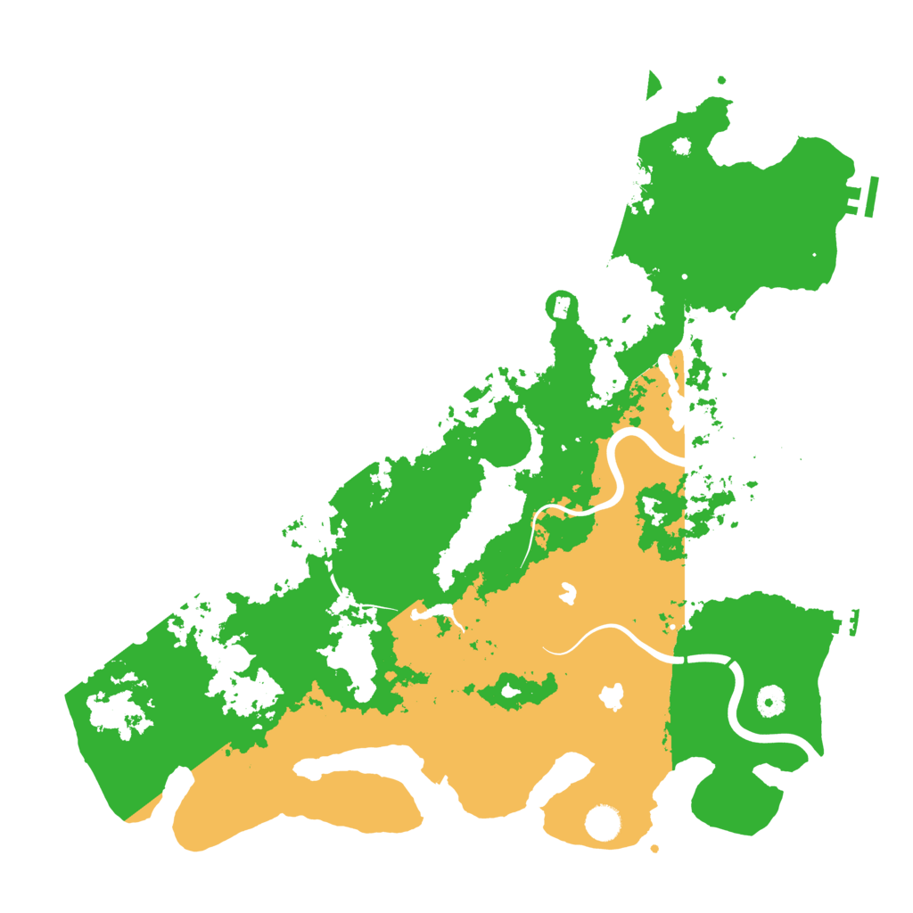 Biome Rust Map: Procedural Map, Size: 4500, Seed: 191787263
