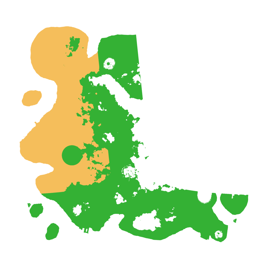 Biome Rust Map: Procedural Map, Size: 3500, Seed: 5809143