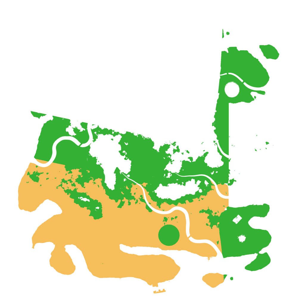 Biome Rust Map: Procedural Map, Size: 3800, Seed: 21082928