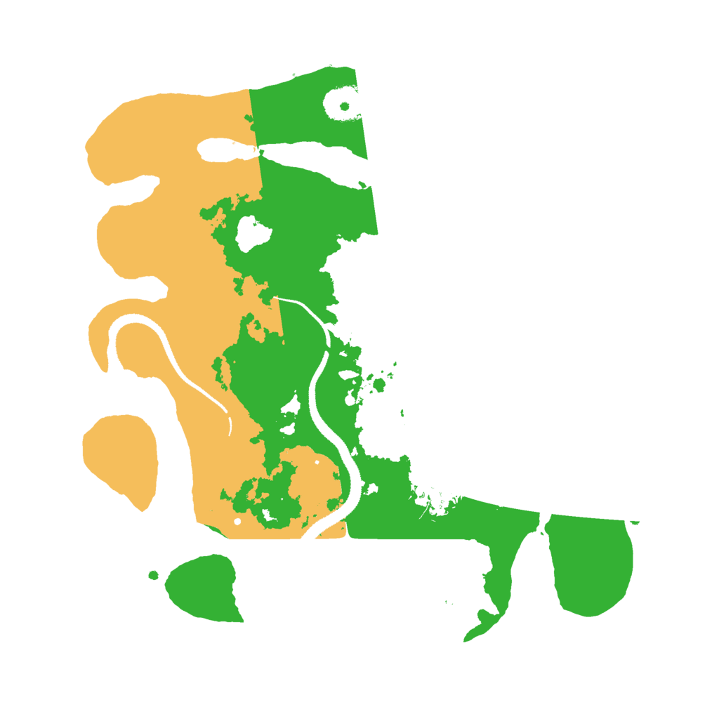 Biome Rust Map: Procedural Map, Size: 3000, Seed: 49561
