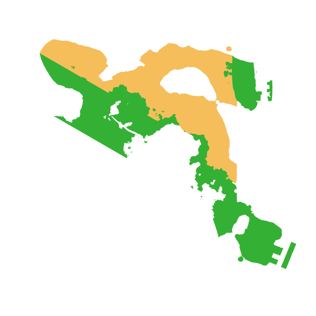 Biome Rust Map: Procedural Map, Size: 2350, Seed: 254645712