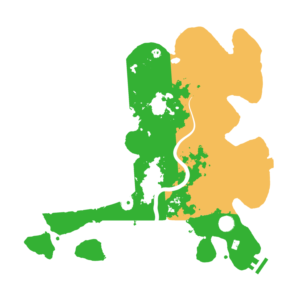 Biome Rust Map: Procedural Map, Size: 3300, Seed: 482
