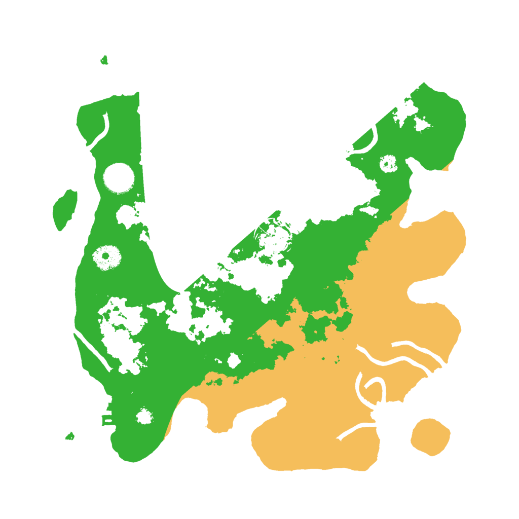 Biome Rust Map: Procedural Map, Size: 3000, Seed: 1614436932