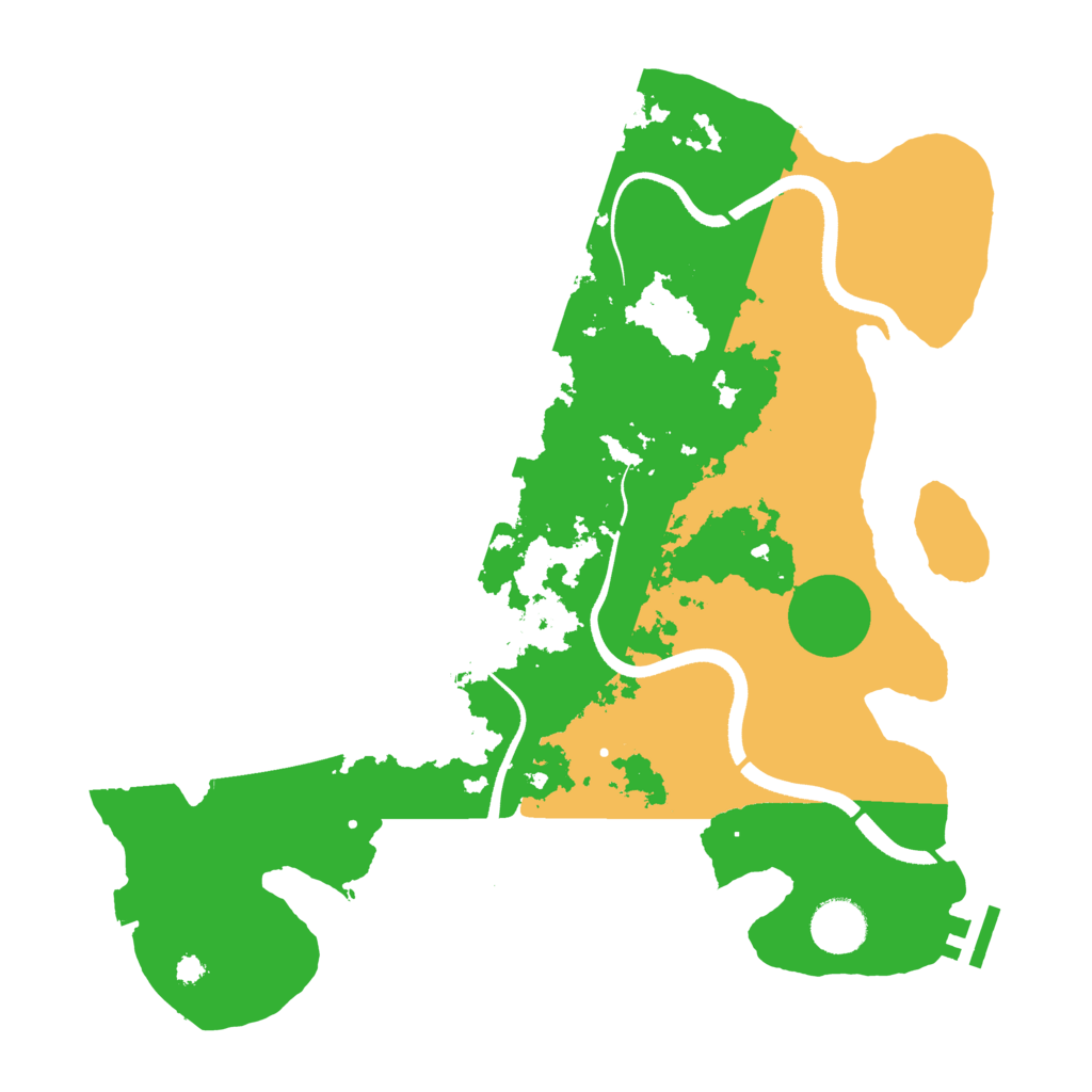 Biome Rust Map: Procedural Map, Size: 3500, Seed: 1111562039