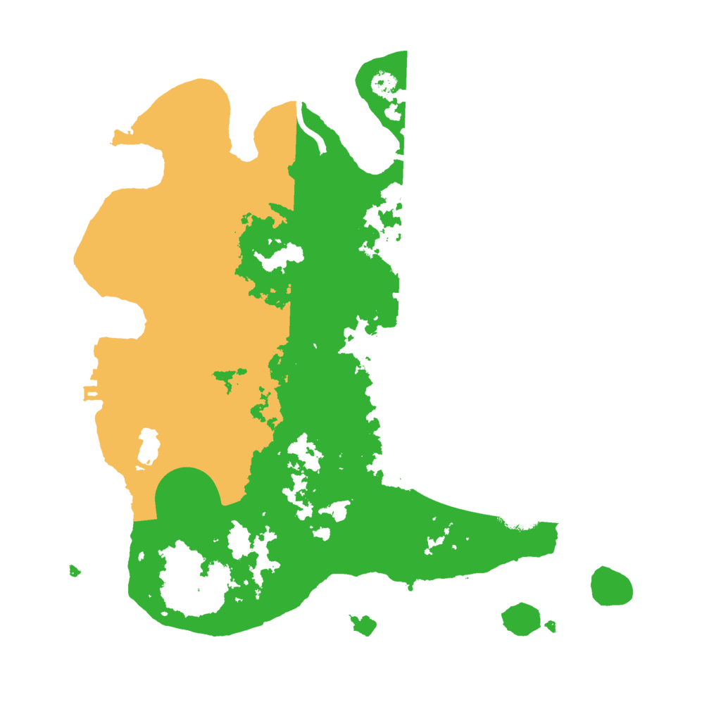 Biome Rust Map: Procedural Map, Size: 3000, Seed: 624906902