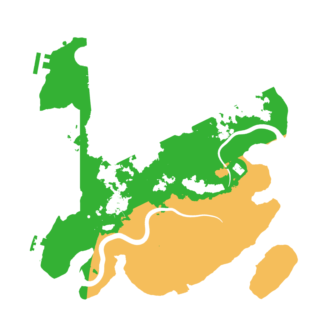 Biome Rust Map: Procedural Map, Size: 3000, Seed: 807878090